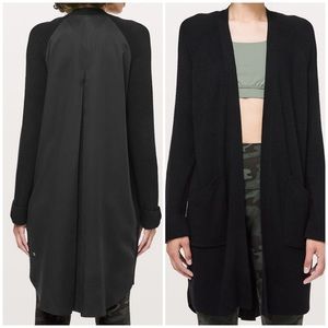 Black Lululemon Still at Ease sweater